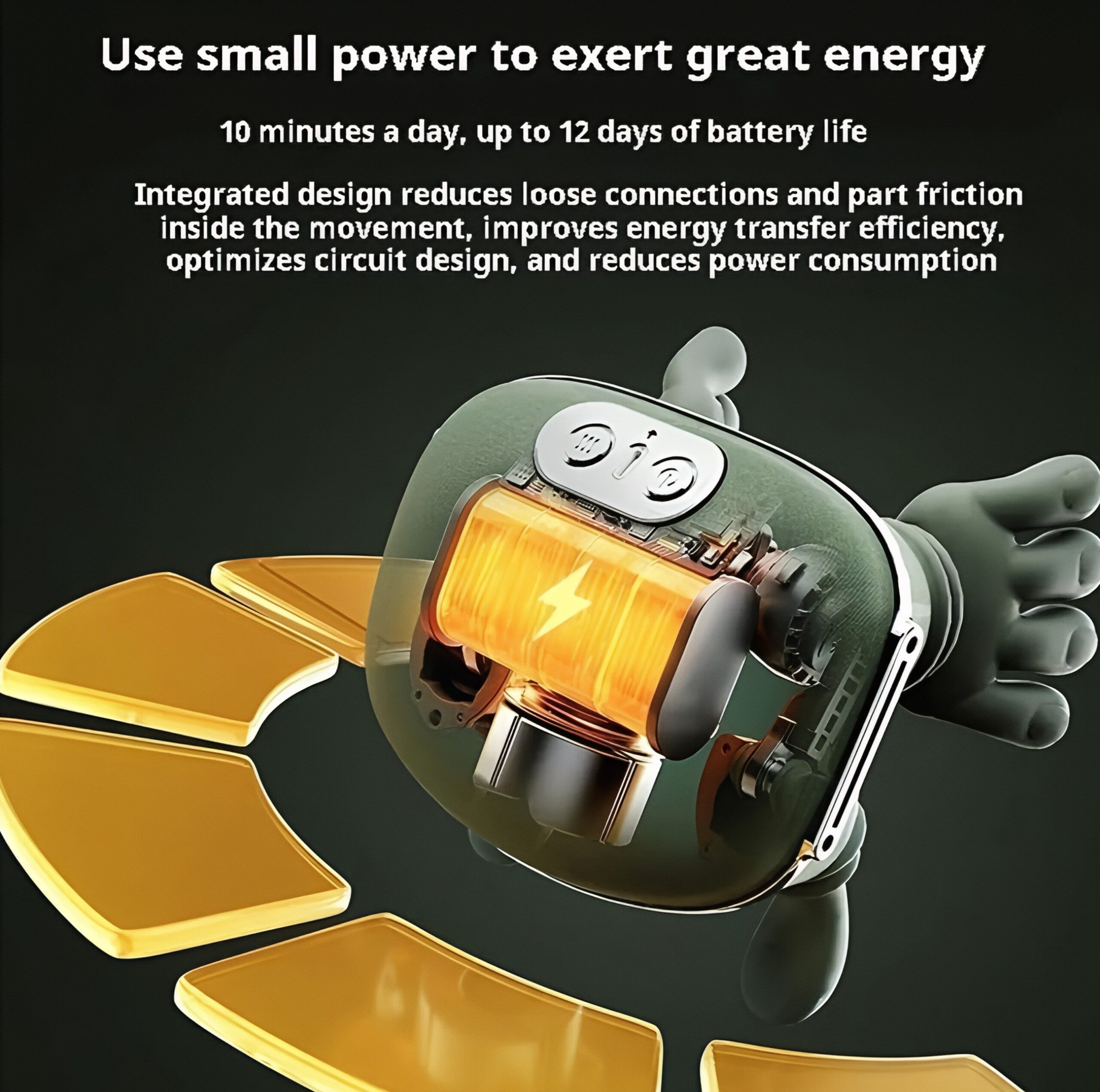 Bionic Heated Massager – Wireless Portable Shiatsu Neck & Back Massager