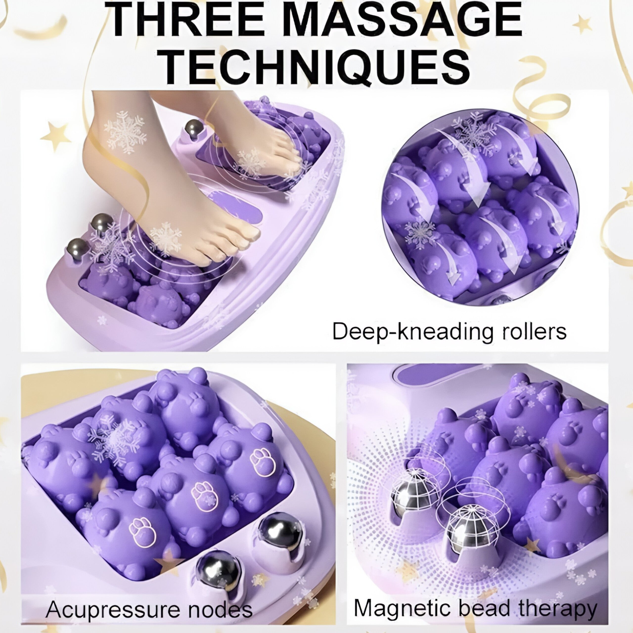 Homava® Portable Double Foot Massage Roller