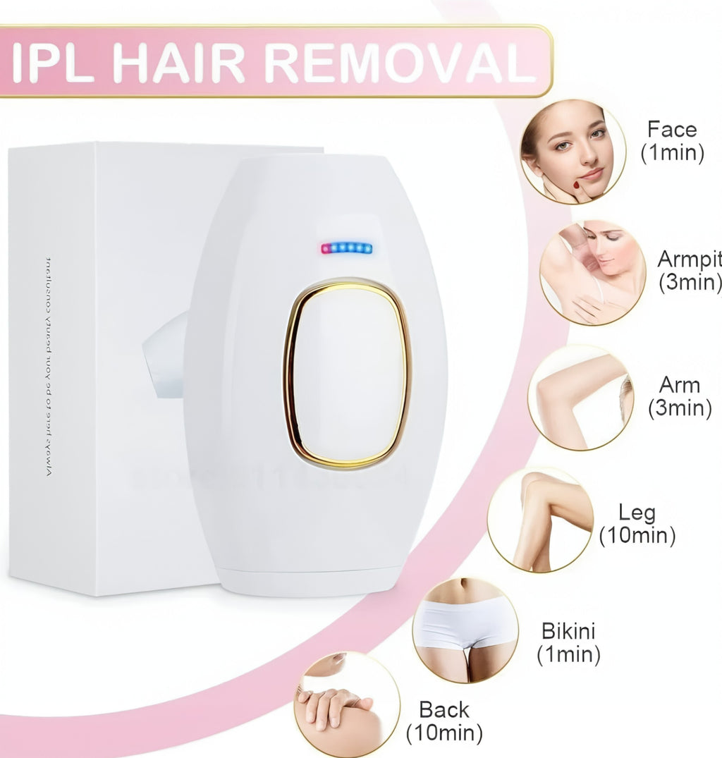 IPL Laser Hair Removal
Permanent Painless Laser Hair Removal Device