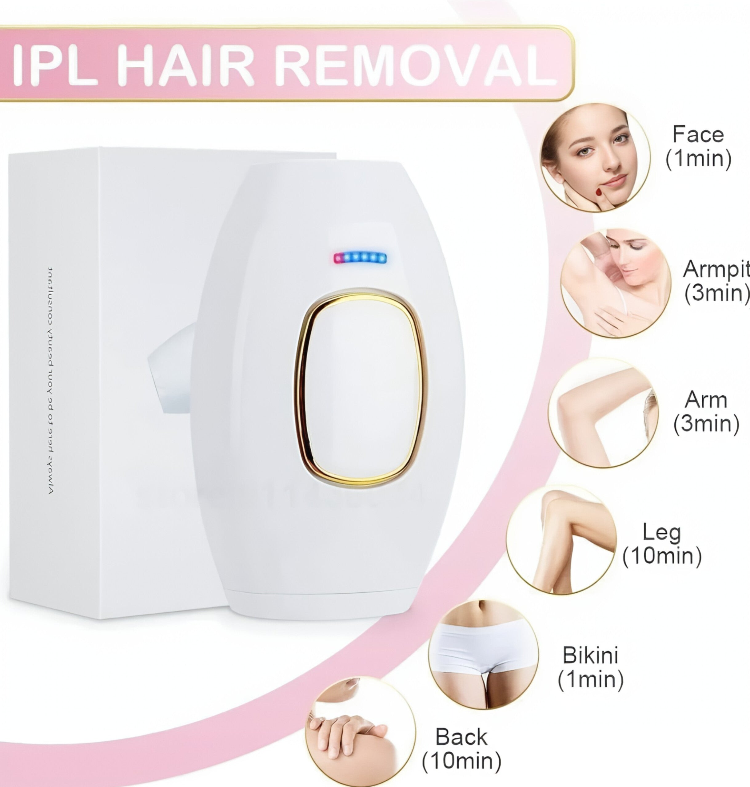 IPL Laser Hair Removal
Permanent Painless Laser Hair Removal Device